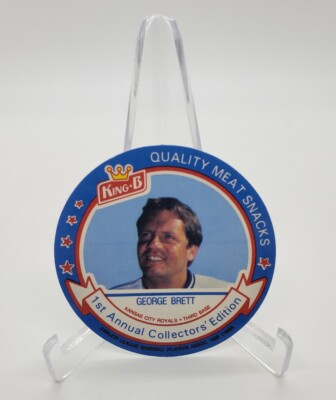 Vintage George Brett 1988 King B 1st Annual Collectors Edition MSA Disc #7 
