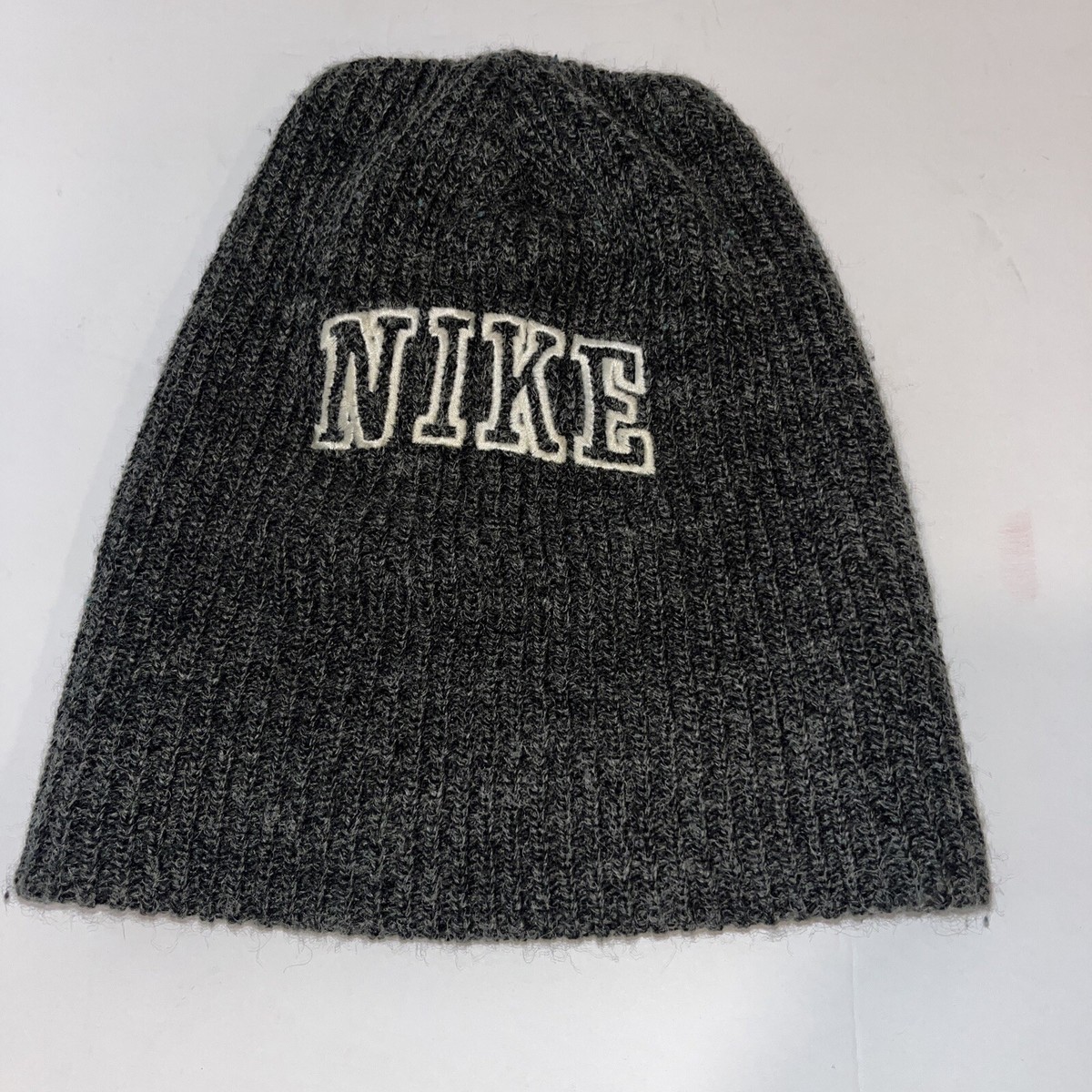 帽子 90s y2k NIKE European knit cap beanie NEW Vintage 90's Nike Golf Blue Newsboy Cabbie Hat Cap