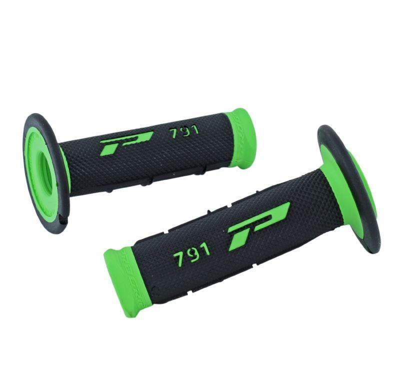 Poignées cross Progrip 791 revêtement haut de gamme 115mm vert