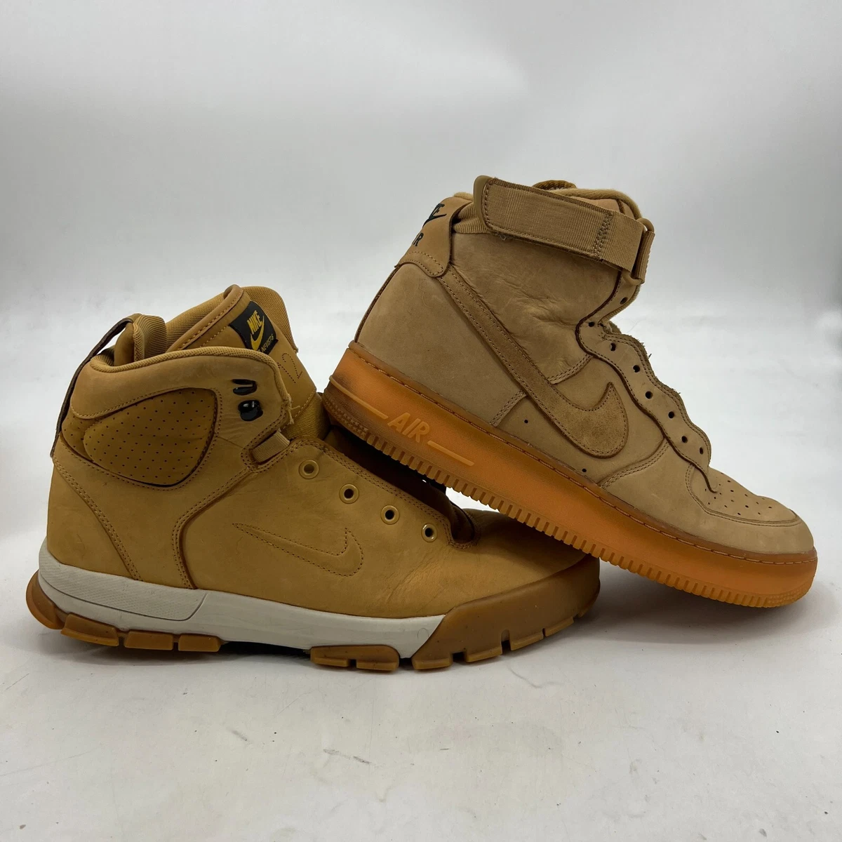 Lot 2 Nike Air Nevist 6 ACG Nike AFO High Flax Sneakers Mens 12