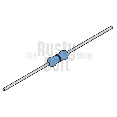 Resistors - 1/2 w (0.5 watt) - 0 ohm - 1% Tolerance - Metal Film - New