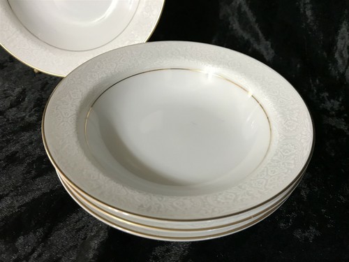 Sango 3772 Gold Trim HACIENDA 5 1/2" Berry/Dessert Bowls - Set of 4 - Picture 4 of 5