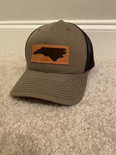 North Carolina Leather patch hat 