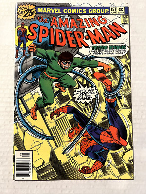 AMAZING SPIDER-MAN #157 RETURN OF DR OCTOPUS JOHN ROMITA SR COVER ART 1976