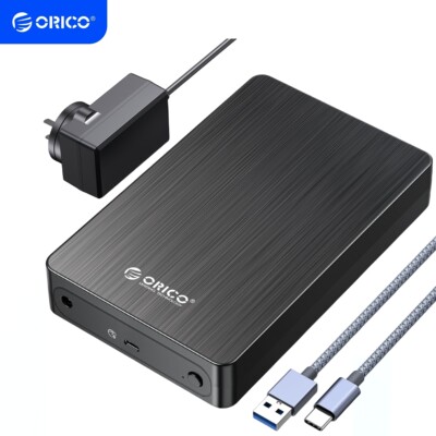 ORICO 3.5'' Hard Drive Enclosure USB C 3.1 to SATA 6Gbps 3.5'' SSD External Case
