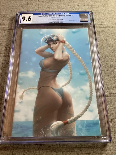 Street Fighter 2021 Sci-Fi Fantasy Special 1 Lim Second Printing Cover B CGC 9.6