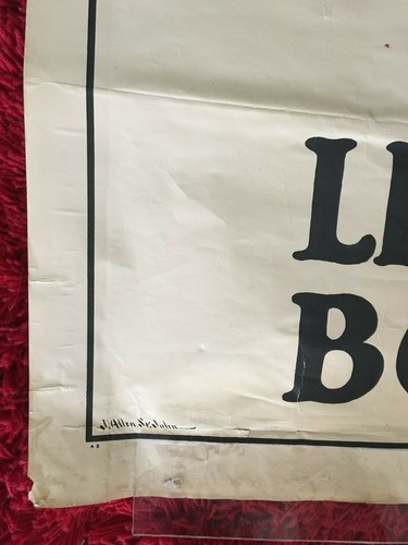 "The Hun-His Mark-Blot It Out" 2nd Liberty Bond Orig. Plakat 1. Weltkrieg CC Beale 1917 - Bild 3 von 12