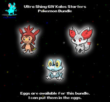 ✨ Shiny 6IV ✨ Kalos Starters Bundle for Pokemon Scarlet Violet Legends Z-A