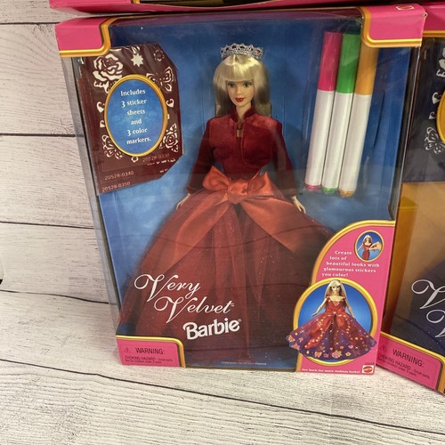 Lot of 4 Very Velvet Barbie Dolls Barbie Teresa Christie Kira BRAND NEW!!!! - Picture 4 of 15