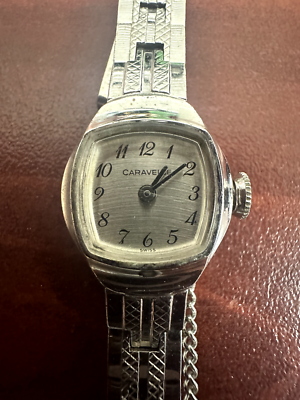 Vintage Women's Caravelle By Bulova N9 Wind Up Watch Running