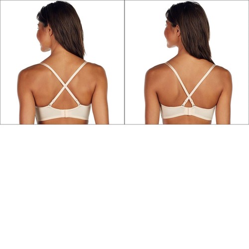 SO Bra Soft Lift Convertible 9 Ways to Wear ZG74B481R White Sz. 34DD - Picture 4 of 14