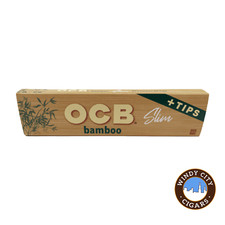 OCB Bamboo Slim Rolling Papers  Tips - 5 Pack
