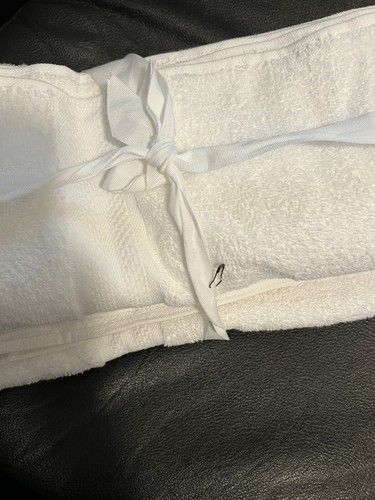 SUNHAM HOME FASHIONS 100% Cotton Bath Towel (2pcs) Set / WHITE - Picture 2 of 3