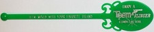 Vintage swizzle stick TEEM SLINGER Lemon Lime Pepsi Cola gun pictured unused