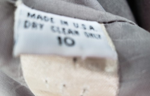 GIANNI Jacket Size 10 Long Style Gray Jacket with Hidden Buttons EXC - 第 4/6 張圖片