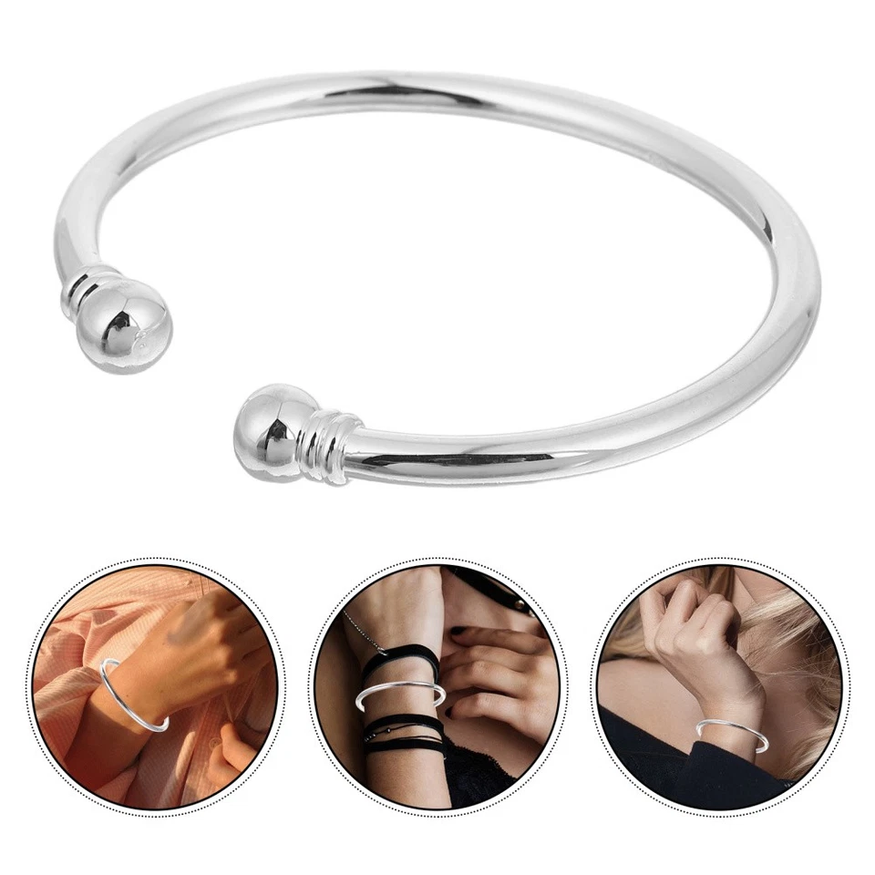  Manschette Armreif Armband Silberarmarmarmbänder Schmuck Für Mama - Bild 4 von 4