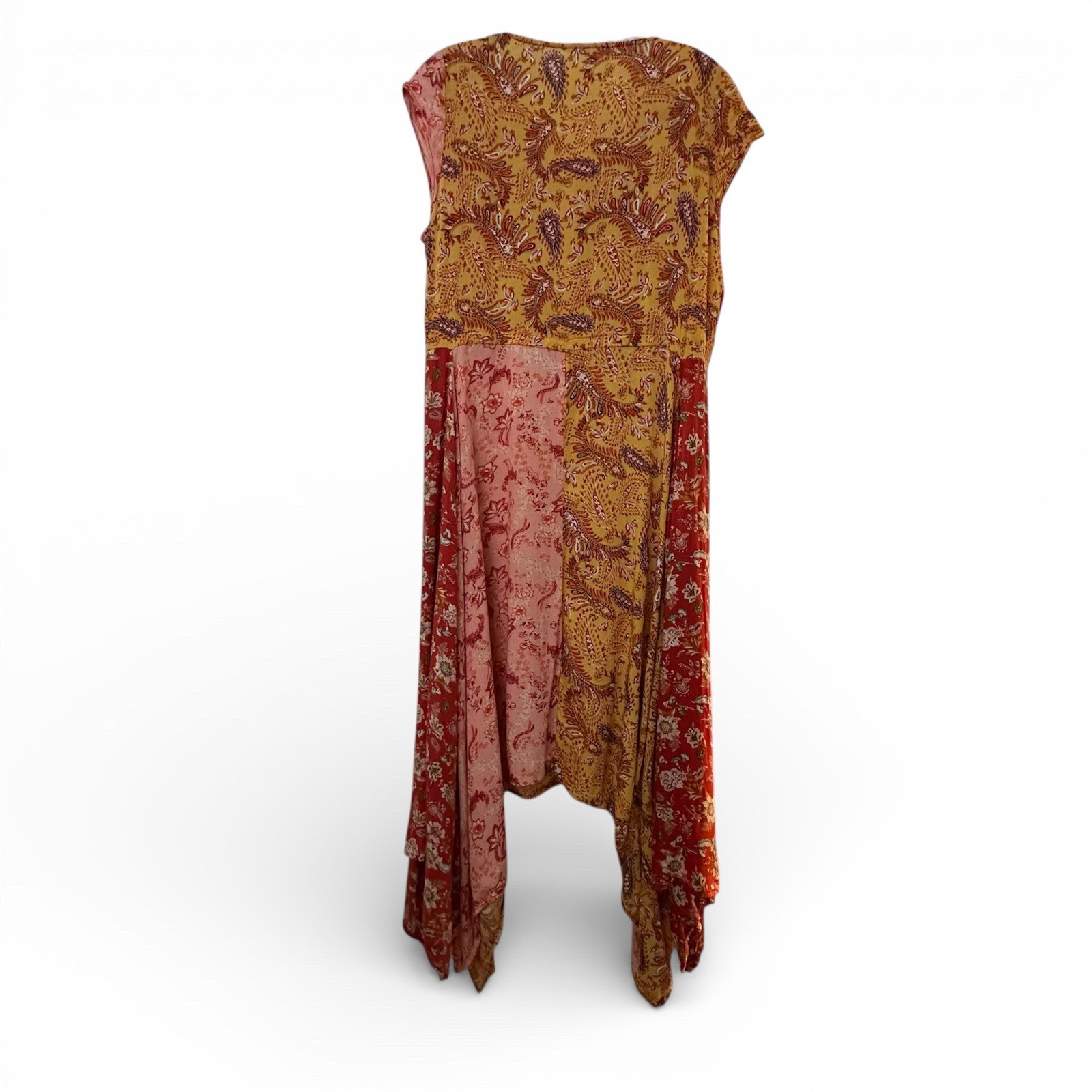 Rocks & Indigo Multi Patterned Patchwork Boho Sha… - image 3