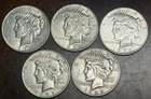 Lot of #5     1935 Peace Dollars Philadelphia mint. Winner gets all  five