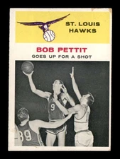 1961 Fleer #59 Bob Pettit IA G/VG X3532863