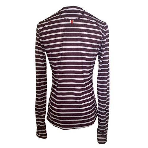 Tracksmith Twilight Women’s Long Sleeve Maroon/white Running Size XS Thumbholes - Picture 5 of 9
