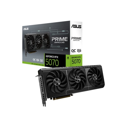 ASUS PRIME-RTX5070-O12G GeForce RTX 5070 Prime 12GB OC HDMI DP Graphics Card - 第 1/7 張圖片