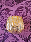 Vtg. Bandai Gobots Rock Lord Nuggit Gold Color Transformer Go Bots  1980's