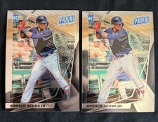 2018 Panini The National VIP Ronald Acuna Jr. Prizm #96 RC Rookie LOT of 2