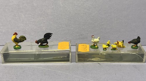 Preiser 14168 HO 1:87 Scale Animals -- Chickens pkg(18)