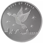 ISRAEL 2026 DOVE OF PEACE ROUND BULLION PROOF 1oz .999 SILVER BU COIN