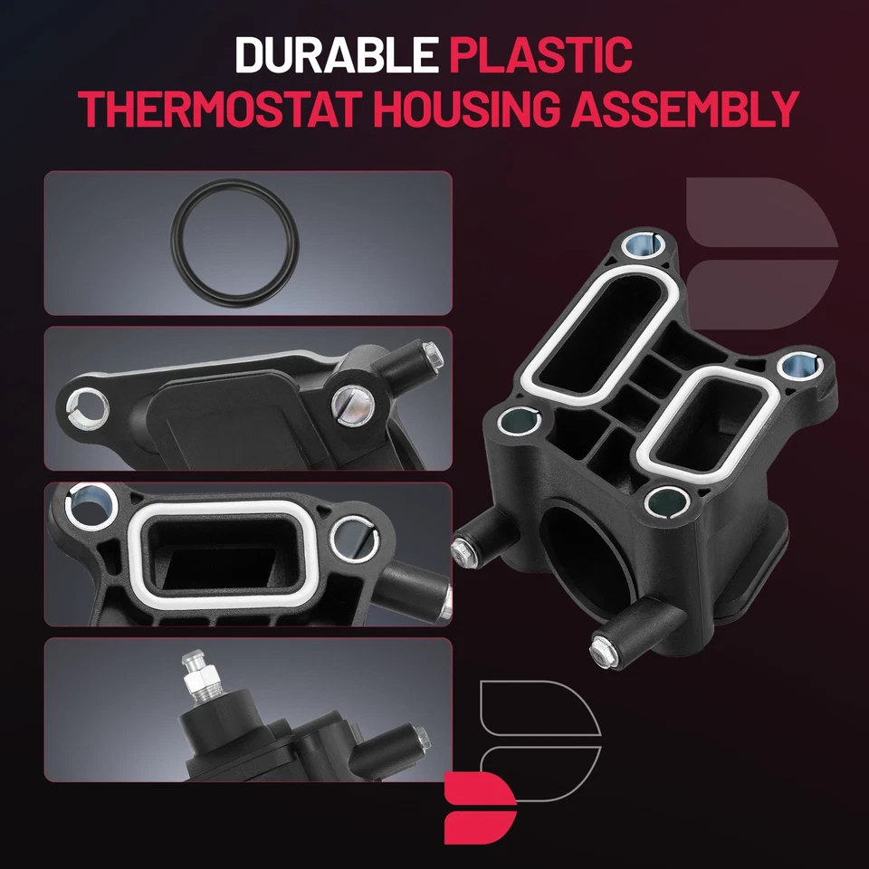 For 1998-2004 Chrysler Concorde Engine Coolant Thermostat Housing Assembly New Foto 3 de 4