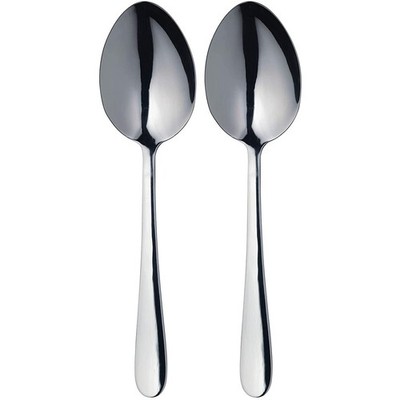 Silver Stainless Steel Serving Spoons Kitchen Utensil Catering Tool 23.5 cm