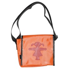 Ampelmann Berlin, Umhängetasche, Mädchen, Orange/Schwarz, Print, 23, 8 #rxl