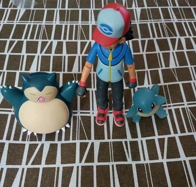 Pokemon Action Figure Trainer 3pc Lot