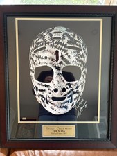 Gerry Cheevers signed picture The Mask