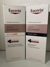 Eucerin Hyperpigmentation Anti-Pigment Night Cream.  Day Cream SPF 30. Both 50ml
