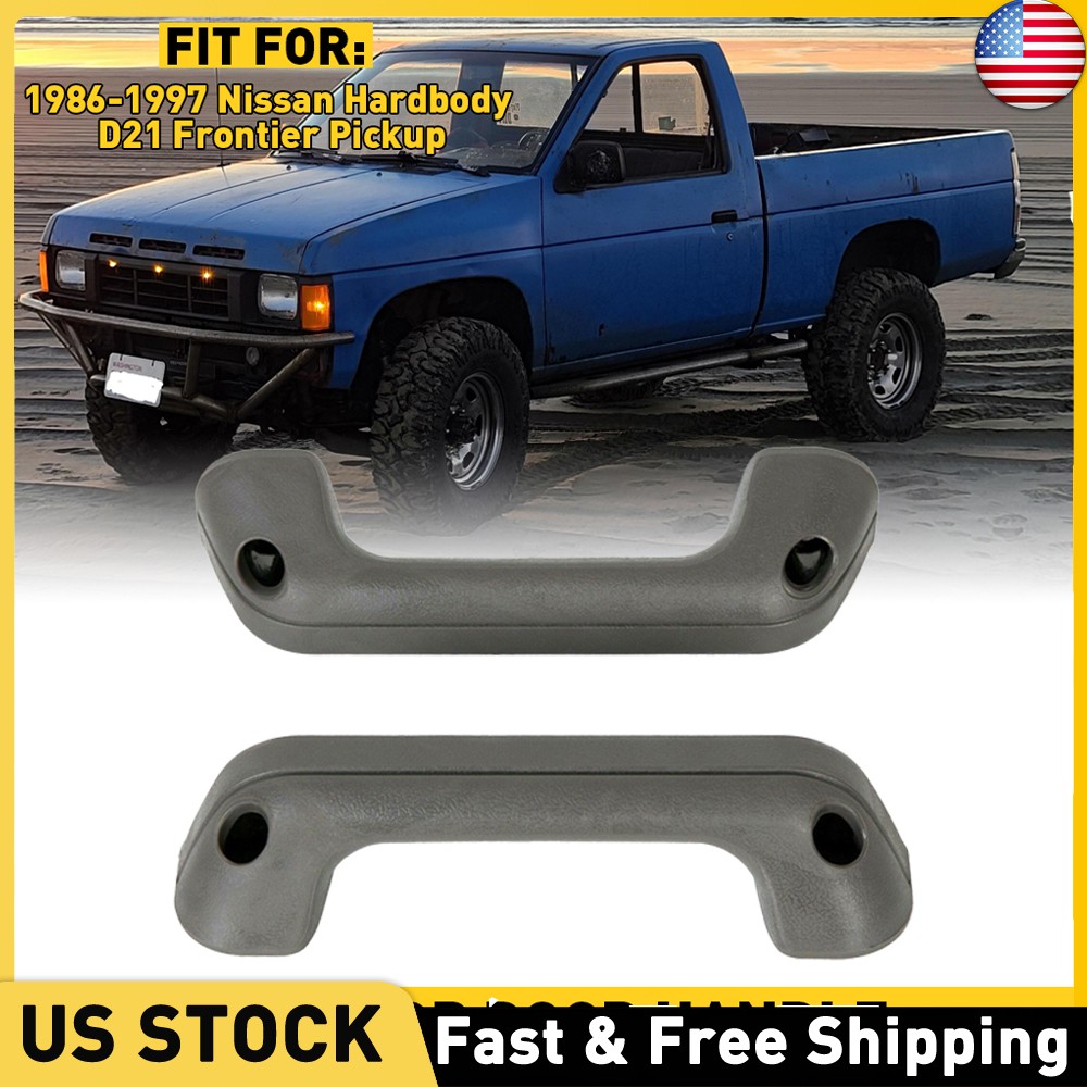 For 86-97 Nissan Hardbody D21 Frontier Pickup Armrest Door Handle Pull Pair US