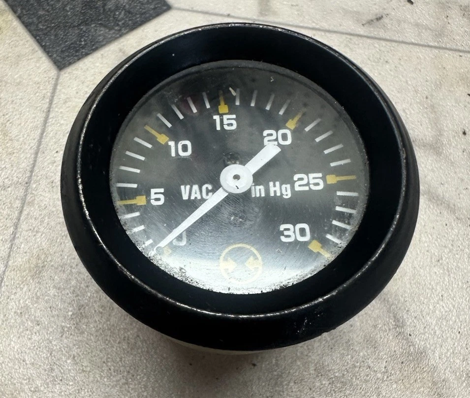 Medidor de vacío Sunpro 2 pulgadas negro Foto 4 de 4