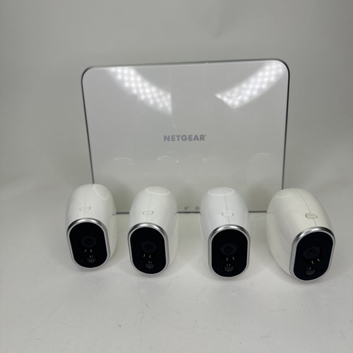 NETGEAR Arlo VMB3000 BASE Station HUB Wireless Security Camera System w/4 Camera - Picture 2 of 5