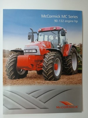 McCormick MC Series 90 - 132 Engine Tractor Sales Brochure Technical Data