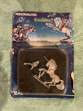 Ral Partha Personalities - Unicorn 01-071 (with Maiden) 25mm Metal RPG Miniature