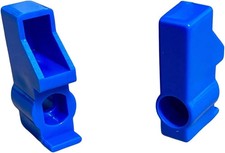 2 Replacement Handles for Washing Machine Isolator Valve Taps (Blue)