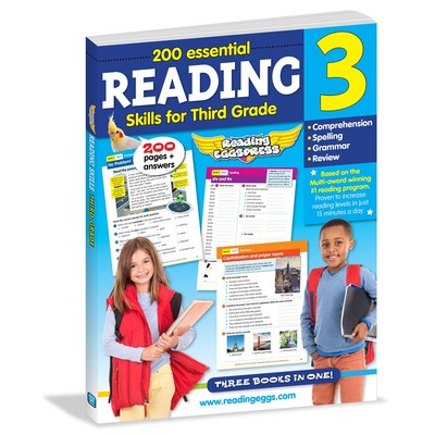 Reading for 3rd Grade Workbook - 200 Essential Reading Skills (Reading Eggs)