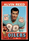 1971 TOPPS ALVIN REED 169 POOR RC FOOTBALL HOUSTON OILERS