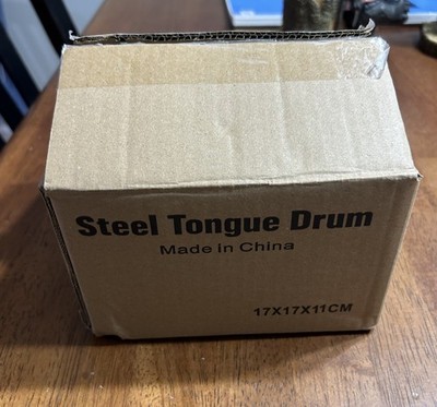 Steel Tongue Drum Mini (6in) With 11 Notes Handpan Drum Finger Picks