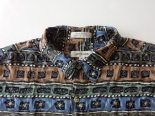 VTG Pierre Cardin Men's Hawaiian Shirt Size XL Seashells