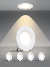 Gefolly Recessed Lighting 6 Inch LED Can Lights, 5CCT Selectable 2700K/3000K/...