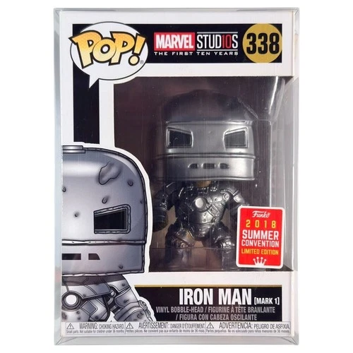 Funko Pop Marvel Iron Man Mark 1 #338 2018 Summer Convention Exclusive Vaulted