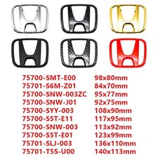 Abs Car Front Hood Grille Emblem Rear Trunk Badge Sticker For Honda Cr-v Stepwgn