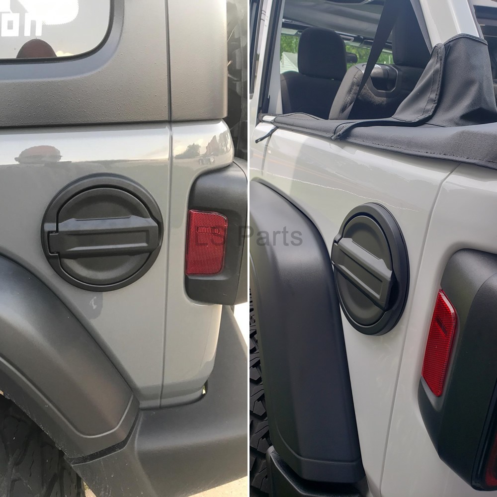 Gas Cap Fuel Door Gas Tank Cover for Jeep Wrangler JL 2 / 4 Door 2018 2019 2020+