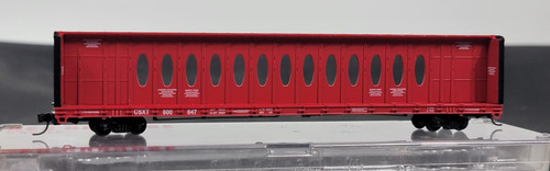 Escala N - Caboose Rojo 16601-124 - Coche de viga central - CSXT #600647 | Zustand: Used